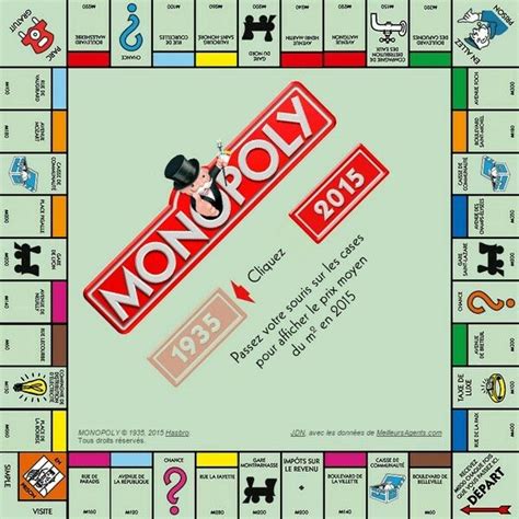 Épinglé sur imprimir Jeux de société Carte Monopoly