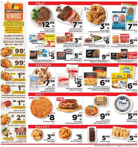New Deals and Discounts in the Weis Weekly Circular Published Today 9