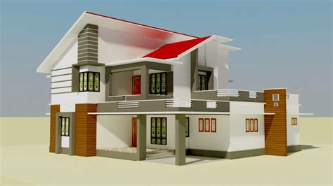 Modern house Free 3D Model - .blend - Free3D