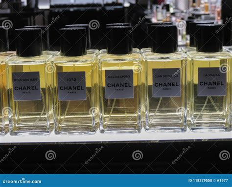 Chanel Perfume Jars of Different Styles Editorial Stock Photo - Image ...