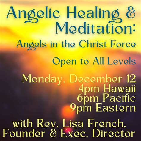 Angelic Healing & Meditation: Angels in the Christ Force - Clairvoyant ...