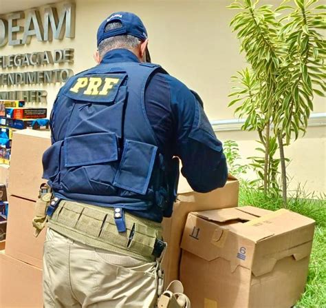 Prf E For A Nacional Recuperam Carga Roubada De Cigarros Pol Cia