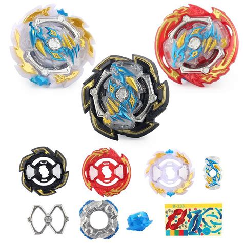 Beyblade Burst GT B 133 3 IN 1 Starter Ace Dragon Toy Beyblade Only No