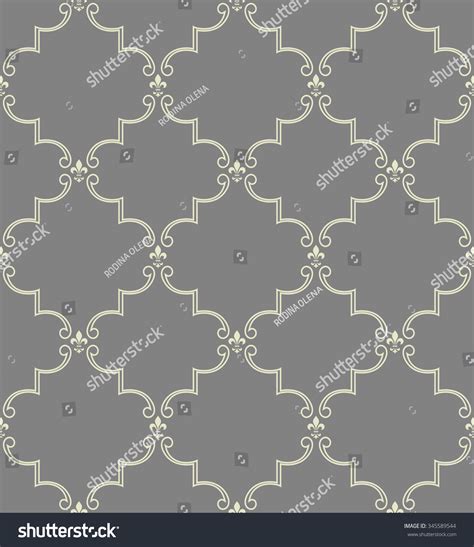 Damask Seamless Pattern Royal Wallpaper Dark Stock Vector (Royalty Free ...