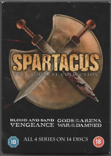 Spartacus The Complete Collection Disc Uk Region Dvd Box Set