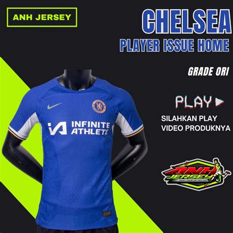 Jual PLAYER ISSUE JERSEY BAJU BOLA CHELSEA HOME AWAY 3RD 2023 2024