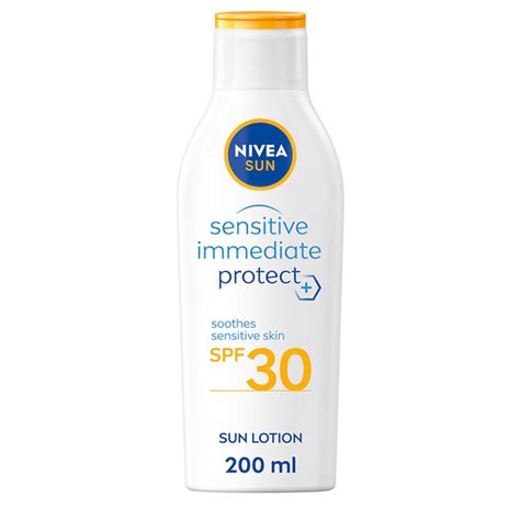 Nivea Sun Sensitive Immediate Protect Soothing Lotion SPF30 200 Ml