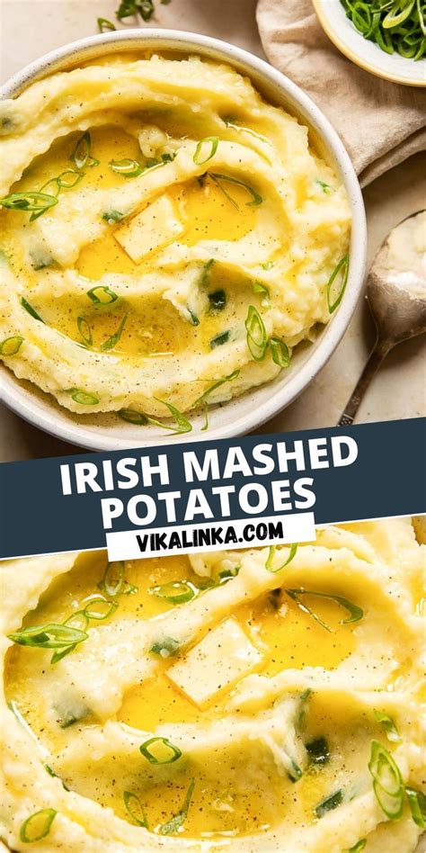 Irish Mashed Potatoes Champ Recipe Irish Mashed Potatoes Green