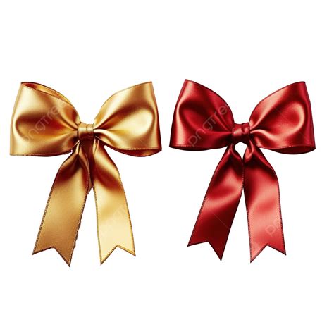 Gold And Red Christmas Bows T Concept Greetings For Birthday Birthday T Red T Png