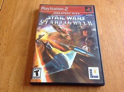 Star Wars Starfighter Sony PlayStation 2 2001 Complete Greatest Hits