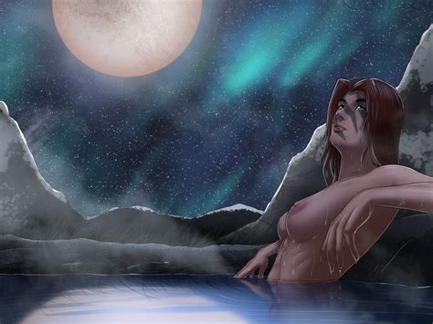 Aela S Bath Skyrim By Nero44 Hentai Foundry