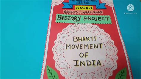 History Project On Bhakti Movement Of India History Cbseprojects