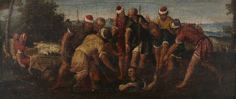 Joseph Lowered Into The Well By Bonifacio Veronese Artvee