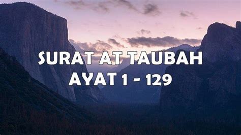 Tag Surat At Taubah Arab Latin Arti Al Qur An Surat At Taubah