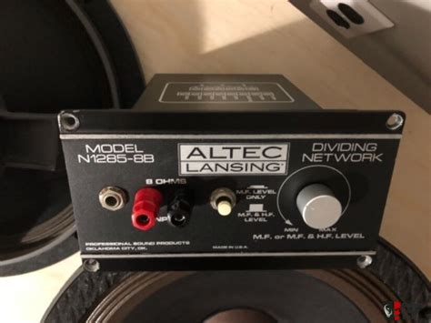 Vintage Altec Lansing Vott C Horns N B Network B