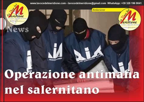 Operazione Antimafia Nel Salernitano