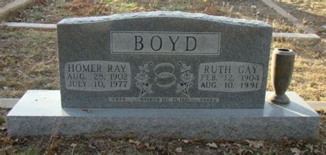 Homer Ray Boyd 1902 1977 Monumento Find A Grave