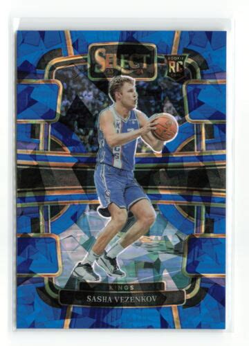 Sasha Vezenkov Panini Select Kings Concourse Rc Blue Ice Ebay