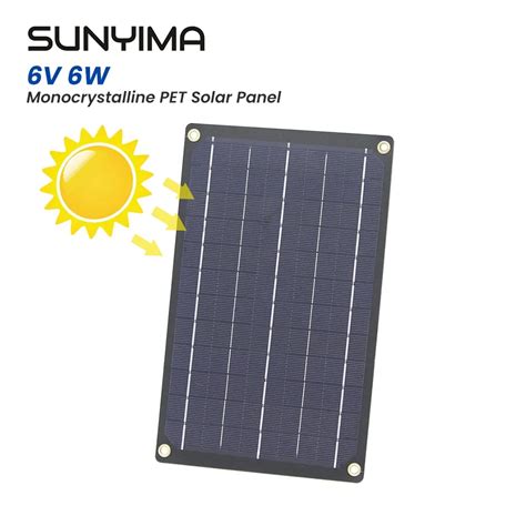 Pcs Sunyima V W Monocrystalline Pet Solar Panel Wholesale