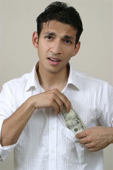 keeping money   pocket stock photo image  professional adult