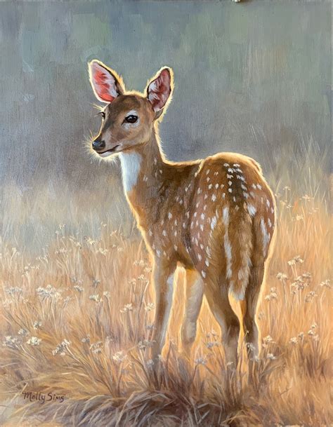 easy deer paintings
