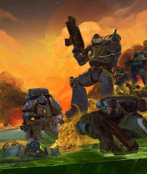 Ultramarines Warhammer 40k Artwork Warhammer Art Warhammer Fantasy