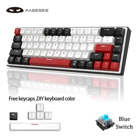 MageGee MK Sky Layout Hot Swappable Mechanical Keyboard Wired Gaming Keyboard Hot Swappable