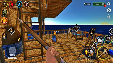 New Upgrades And Exploring Survival On Raft Ocean Nomad Simulator