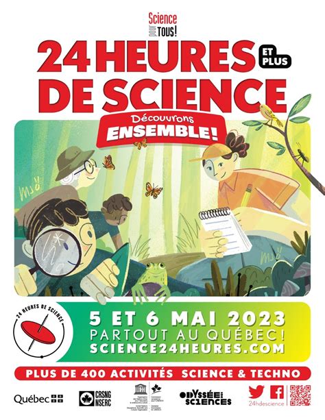 Illustration Québec Marie Joelle Fournier 24 heures de science