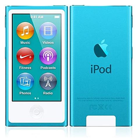 MacMall Apple IPod Nano 16GB Blue 7th Generation MD477LL A