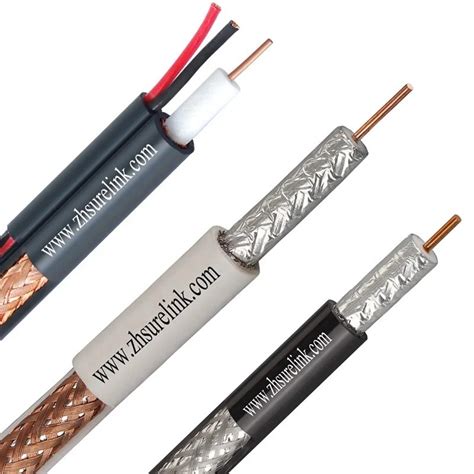 Dual Quad Tri Shield Rg Rg M Coaxial Cable Bare Copper Or Ccs Coax