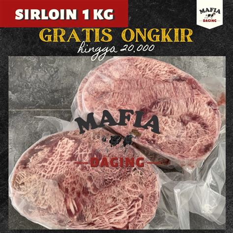 Jual Wagyu Sirloin Meltique Steak Prime Cut 1 Kg Shopee Indonesia