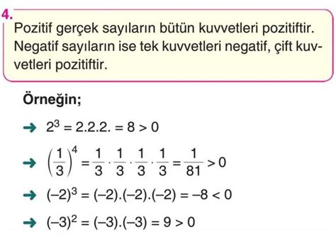 Üslü İfadeler ve Denklemler Konu Anlatımı Soruları Çözümleri 9 Sınıf