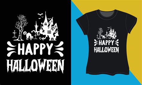 Halloween svg t-shirt design, Happy Halloween 22821273 Vector Art at ...