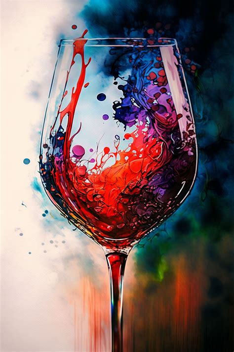 Wine inspired art – Artofit