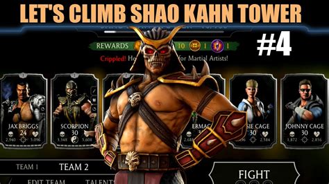 MK Mobile From Zero 4 Climbing Shao Kahn Tower YouTube