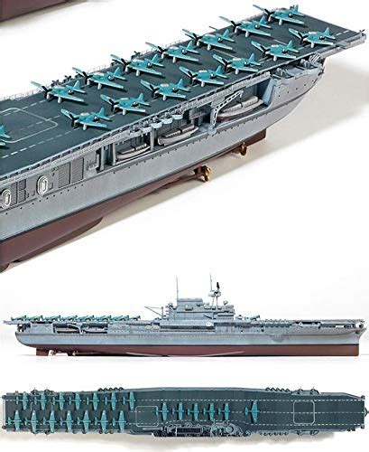 Academy USS Enterprise CV 6 Aircraft Carrier Battle Of Midway Modeler S