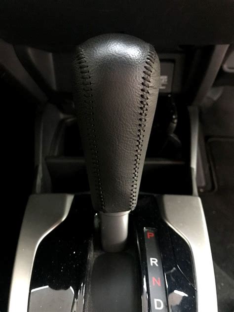 Honda Jazz Premium Edition GK Leather Gear Selector Handbrake Cover