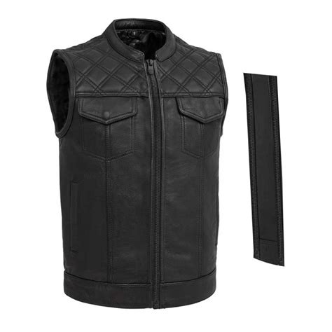 Premium Retro Fullbody Dual Zip Leather Vest