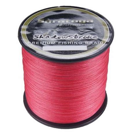 Rouge 30LB 0 26MM fil de pêche tressé PE 8 brins multifilament 100 m