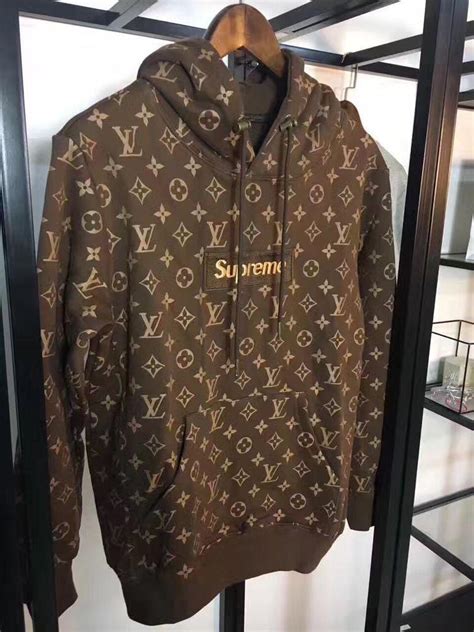 Brown Louis Vuitton Supreme Box Logo Logodix