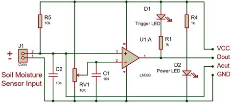 Circuit Diagram Of Soil Moisture Meter