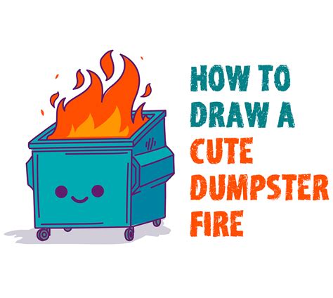 Drawing A Dumpster How To Draw Step By Step Drawing Tutorials