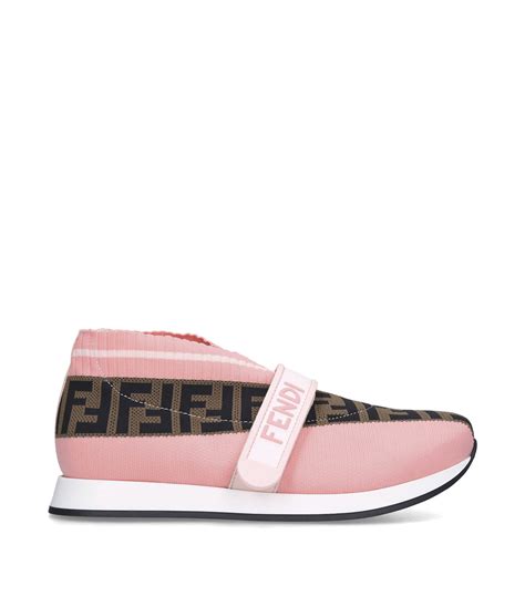 Fendi Kids Ff Love Woven Slip On Sneakers Harrods Us