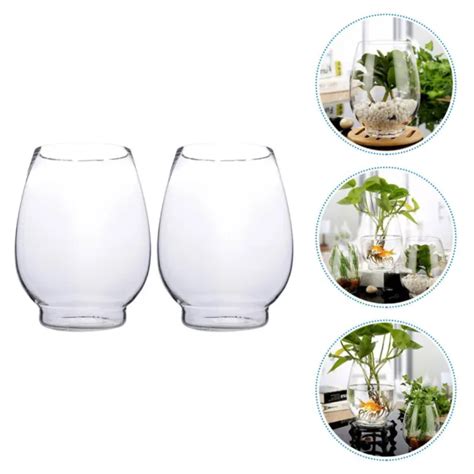 Pcs Terrariums En Verre Pour Plantes Vase Aquarium Appliques Eur