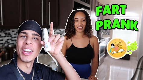 Fart Spray Prank On My Girlfriend Soo Funny Youtube