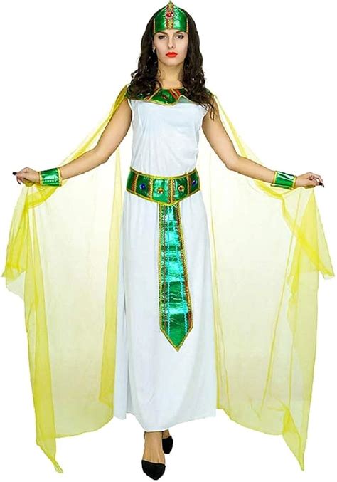 Costume Egiziana Sacerdotessa Vestale Cleopatra Nefertiti