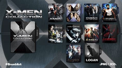 X Men Collection Folder Icon By Brun0art By Brun0art On Deviantart