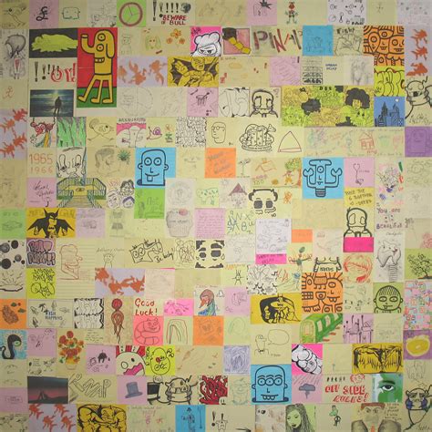 Post It Note Art Collage Pinap Community Art Collage Cre Flickr