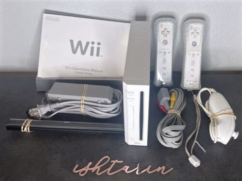 Nintendo Wii RVL 001 Home Console White EBay